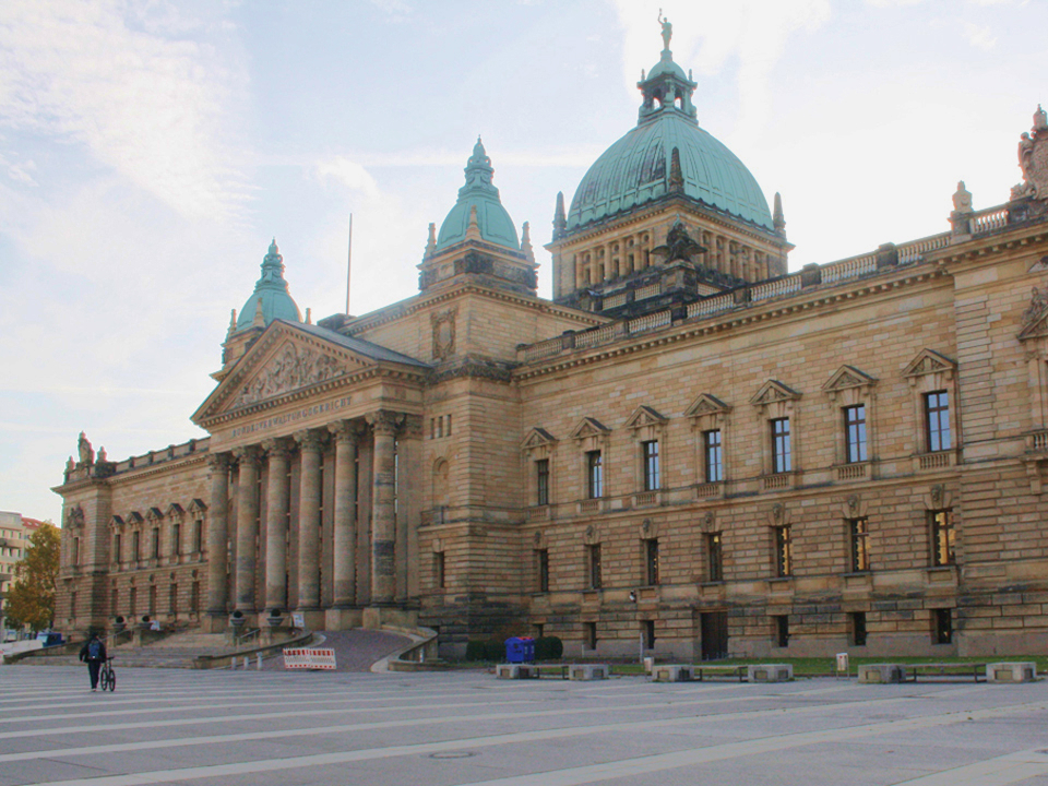 Das Reichsgerichtsgebäude, heute Bundesverwaltungsgericht