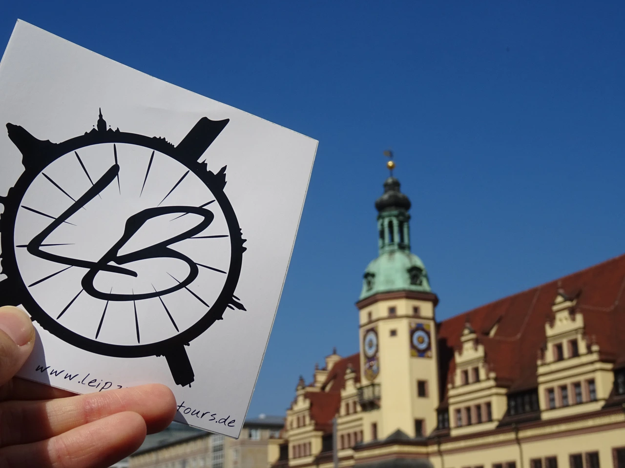 Marktplatz und Altes Rathaus in der Innenstadt